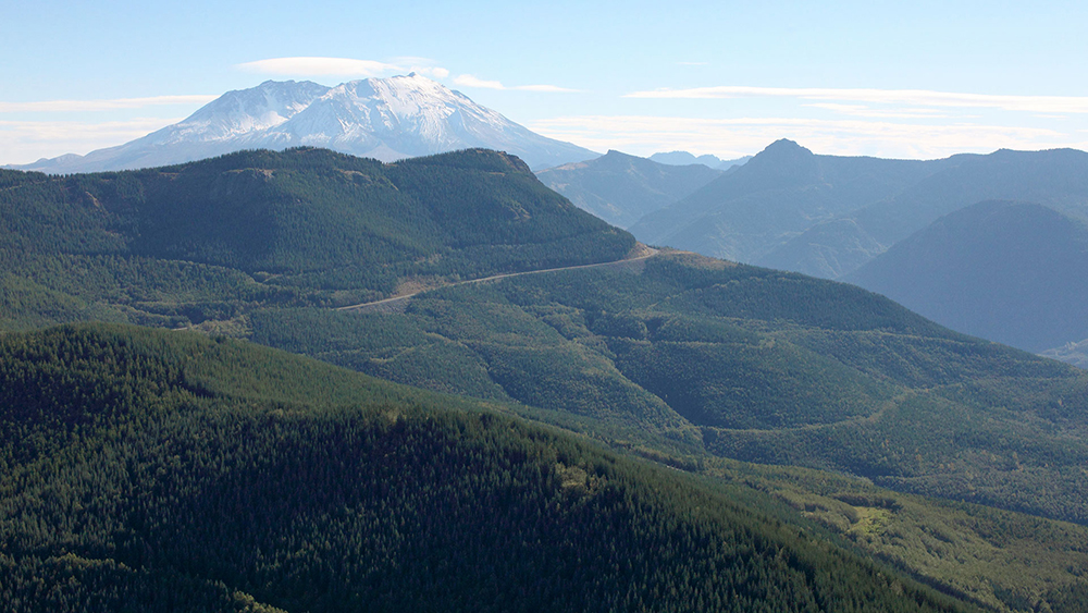 アメリカ合衆国ワシントン州 セントへレンズ山