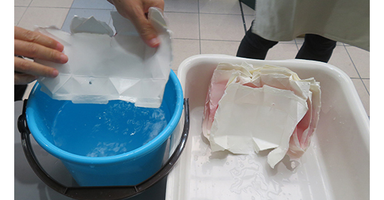 学乳パック洗い方